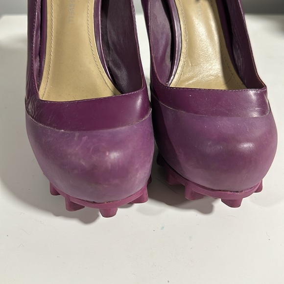 Purple Mary Jeans pumps with platform - Picture 2 of 7